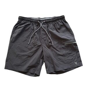 Vuori Men's Medium Black Athletic Shorts 6.5" Inseam V3035